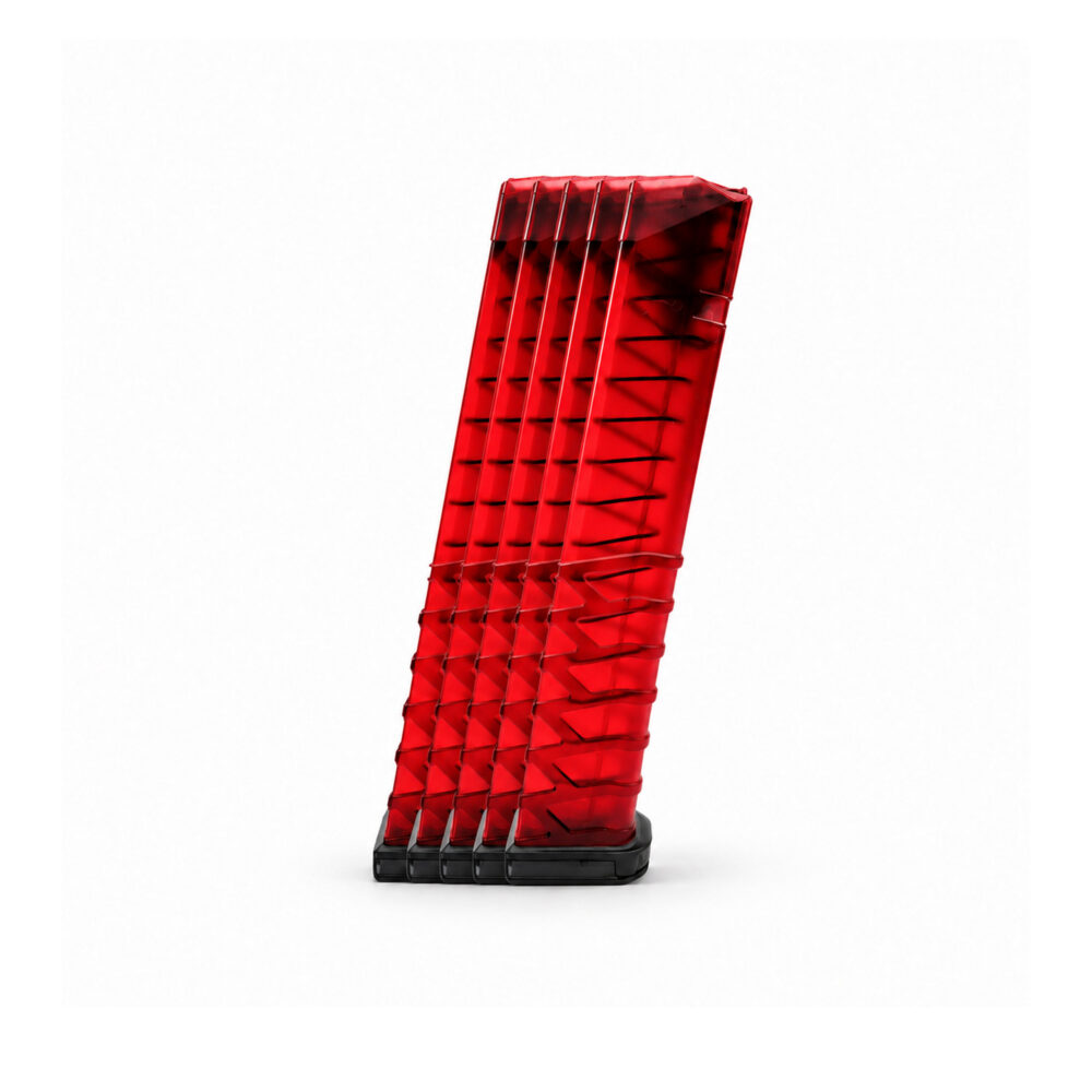 33 Round 9×19 Glock Magazine Red - 5 Pack 33 Round 9×19 Glock Magazine Red - 5 Pack