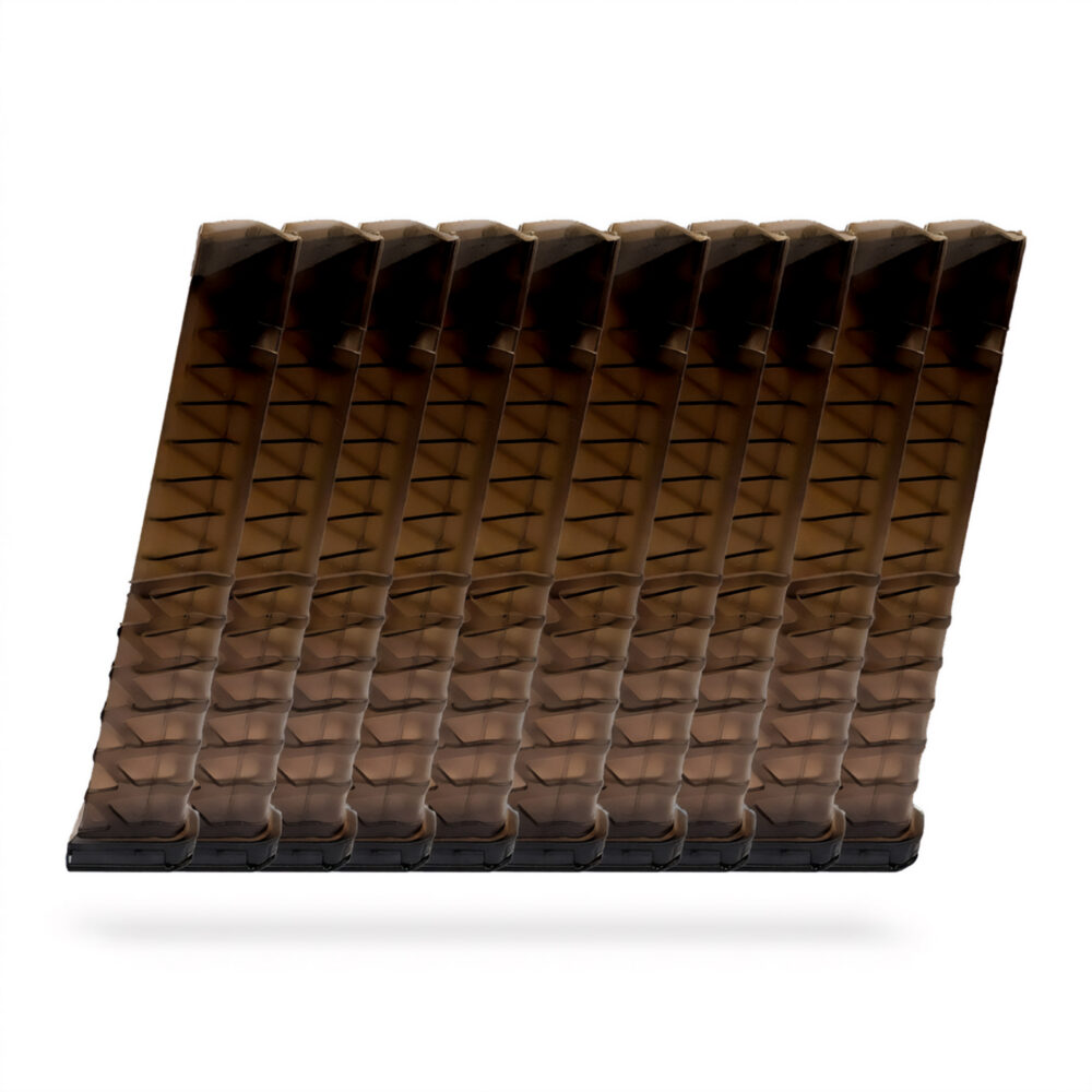 33 Round 9×19 Glock Magazine Brown - 10 Pack