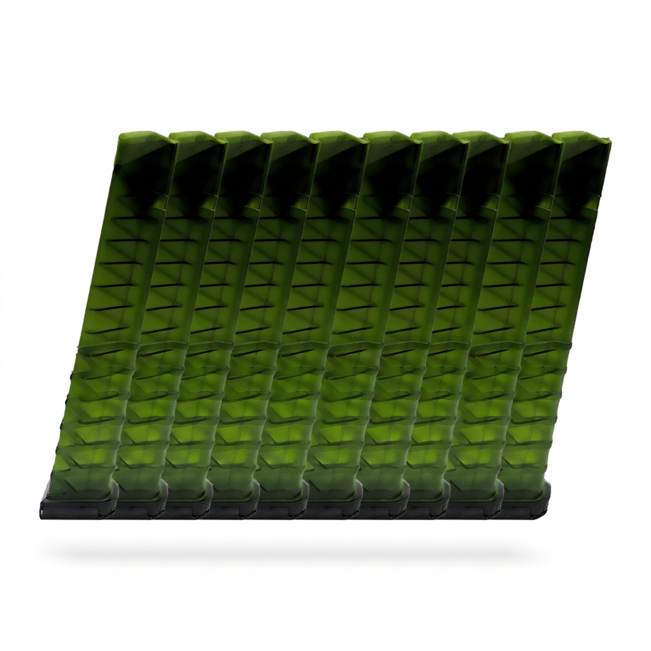 33 Round 9×19 Glock Magazine Green - 10 Pack 33 Round 9×19 Glock Magazine Green - 10 Pack