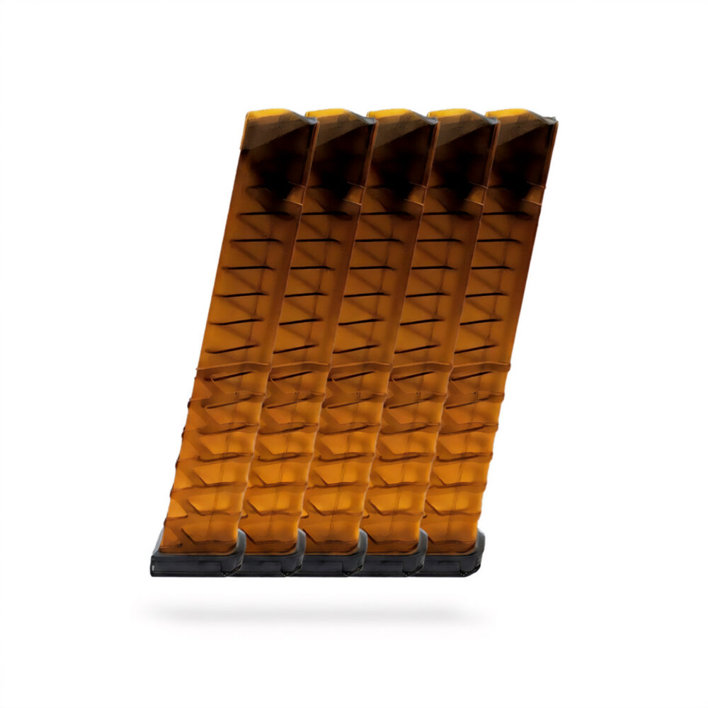 33 Round 9×19 Glock Magazine Orange - 5 Pack